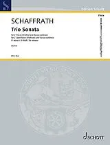 Christoph Schaffrath Notenblätter Trio Sonata d-Moll