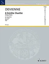 Francois Devienne Notenblätter 6 leichte Duette op. 18