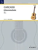 Matteo Carcassi Notenblätter Gitarrenschule Teil 1