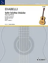 Anton Diabelli Notenblätter Sehr leichte Stücke Band 1