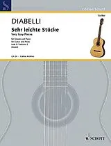 Anton Diabelli Notenblätter Sehr leichte Stücke Band 3