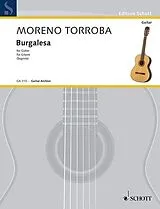 Federico Moreno Torroba Notenblätter Burgalesa für Gitarre