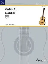 Johann Baptist (Krtitel) Vanhal Notenblätter Cantabile