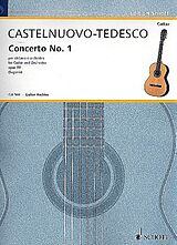 Mario Castelnuovo-Tedesco Notenblätter Concerto D-Dur op.99 für Gitarre und Orchester
