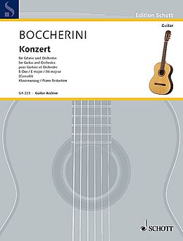 Luigi Boccherini Notenblätter Konzert E-Dur