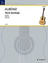 Isaac Manuel Albéniz Notenblätter Torre bermeja - serenata