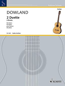 John Dowland Notenblätter 2 Duette