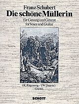 Franz Schubert Notenblätter Die schöne Müllerin