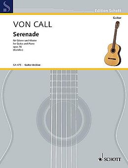 Leonhard von Call Notenblätter Serenade op.76