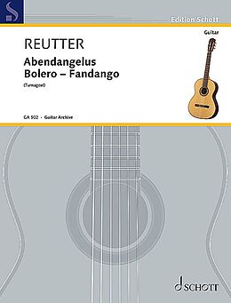 Hermann Reutter Notenblätter Abendangelus Variante aus Der grosse Kalender für Gitarre