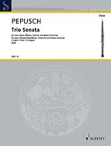 Johann Christoph Pepusch Notenblätter Triosonate F-Dur