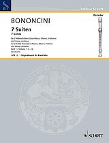 Giovanni Battista Bononcini Notenblätter 7 Suiten Band 1 (Nr.1-3)