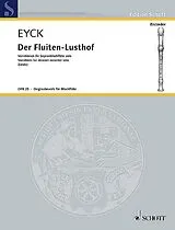 Jacob van Eyck Notenblätter Der Fluiten-Lusthof Variationen