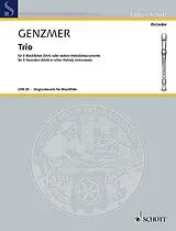 Harald Genzmer Notenblätter Trio
