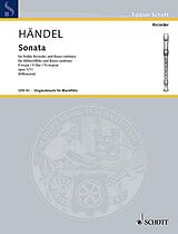 Georg Friedrich Händel Notenblätter Sonata Nr.11 F-Dur, aus 4 Sonaten op. 1/11 HWV 369