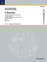 Georg Friedrich Händel Notenblätter 4 Sonaten aus op.1