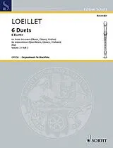 Jean Baptiste Loeillet de Gant Notenblätter 6 Duette Band 2