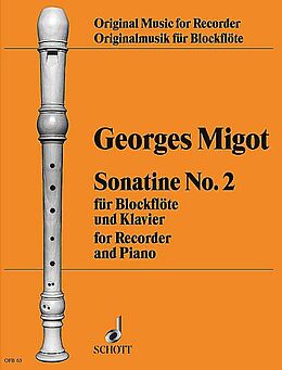 Georges Migot Notenblätter Sonatine No. 2