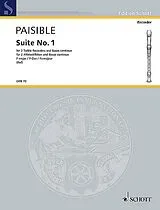 Jacques (James) Paisible Notenblätter 6 Suiten