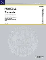 Daniel Purcell Notenblätter Triosonate d-Moll