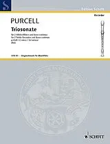 Daniel Purcell Notenblätter Triosonate g-Moll