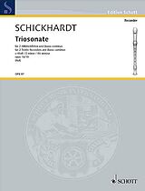 Johann Christian Schickhardt Notenblätter Sonate e-Moll op.16,10