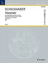 Johann Christian Schickhardt Notenblätter Sonate e-Moll op.16,10
