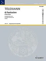 Georg Philipp Telemann Notenblätter 6 Fantasien