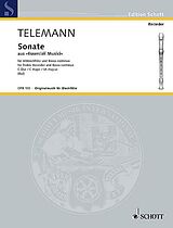 Georg Philipp Telemann Notenblätter Sonate C-Dur