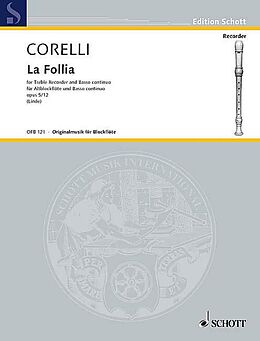 Arcangelo Corelli Notenblätter La Follia op. 5/12
