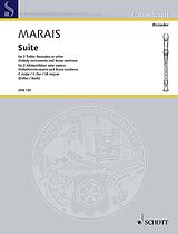 Marin Marais Notenblätter Suite C-Dur