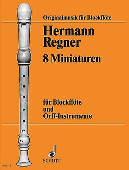 Hermann Regner Notenblätter 8 Miniaturen