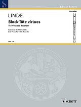Hans Martin Linde Notenblätter Blockflöte virtuos Solostücke