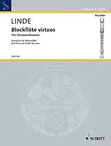 Hans Martin Linde Notenblätter Blockflöte virtuos Solostücke