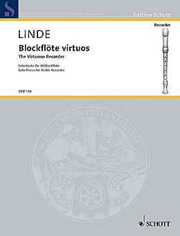 Hans Martin Linde Notenblätter Blockflöte virtuos Solostücke