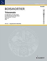 Joseph Bodin de Boismortier Notenblätter Triosonate B-Dur op.41,3