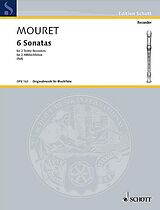 Jean-Joseph Mouret Notenblätter 6 Sonaten