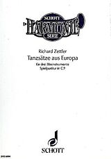  Notenblätter Zettler, RichardTanzsätze aus Europa