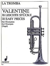 Robert (Roberto Valentino) Valentine Notenblätter 18 leichte Stücke