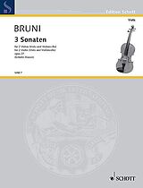 Antonio Bartolomeo Bruni Notenblätter 3 Sonaten op. 27