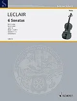 Jean Marie l'Ainé Leclair Notenblätter 6 Sonaten op.12 Band 1 (1-3) für