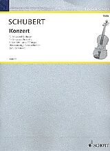 Joseph Schubert Notenblätter Konzert C-Dur für Viola und Orchester