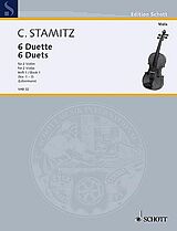 Karl Stamitz Notenblätter 6 Duette Band 1 (Nr.1-3)