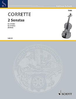 Michel Corrette Notenblätter 2 Sonaten und ein Menuett