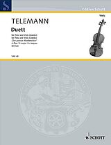 Georg Philipp Telemann Notenblätter Duett A-Dur