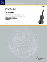 Antonio Vivaldi Notenblätter Konzert F-Dur RV551