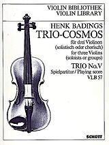 Henk Badings Notenblätter Trio-Cosmos Nr. 5