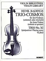 Henk Badings Notenblätter Trio-Cosmos Nr. 11