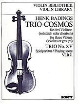 Henk Badings Notenblätter Trio-Cosmos Nr. 15