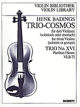 Henk Badings Notenblätter Trio-Cosmos Nr. 16